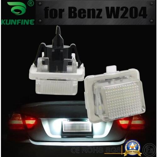 2pcs Car LED Number License Plate Light LED License Lamp for Benz W204 facelift W205 W216 W218 W212 W231 OEM No.: A2218200856