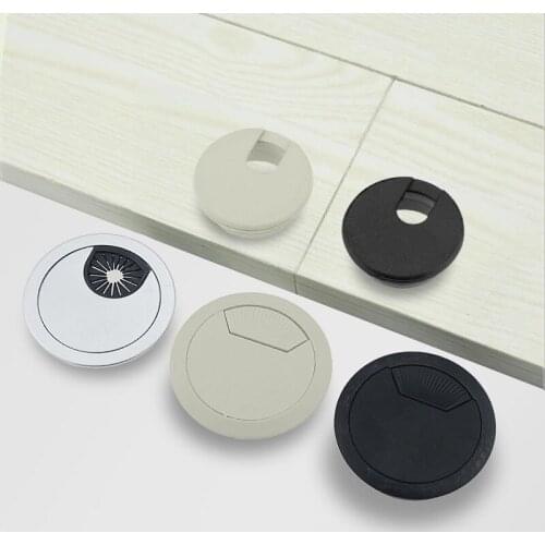 1Pcs Desk Wire Hole Cover Base Computer Grommet Table Cable Outlet Port Surface Line Box Furniture Hardwar