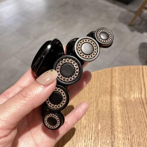 Retro Elegant Hair Clip Claw Clamp Korean Hairpins Casual Hair Claws Hair Jewelry Hair Accessories Mujer Girls Wash Face Makeup