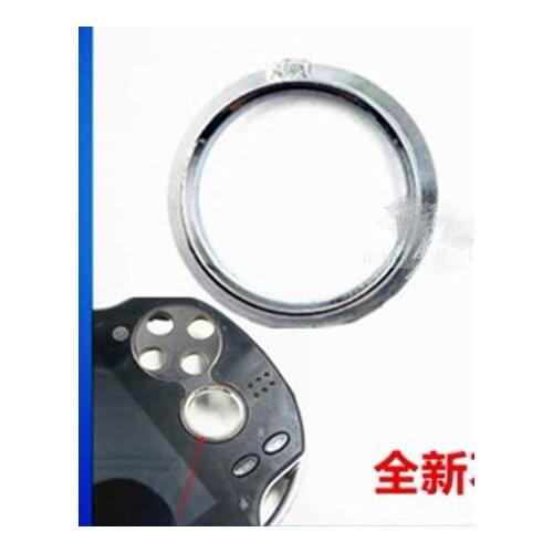 1piece-10pcs For ps vita for psvita psv 1000 console analog joystick silver ring part without glue