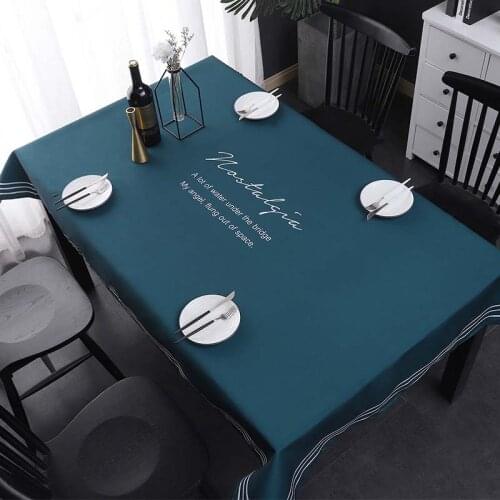 10 Size Waterproof Home Kitchen Tablecloths Oilproof Table Cloth Hotel Coffee Bar Desk Cover