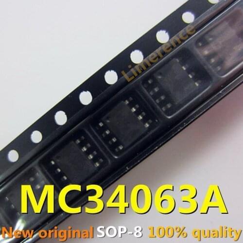 10PCS MC34063A SOP-8 MC34063 SOP 34063 SOP8 SMD new and original IC Chipset Support recycling all kinds of electronic components