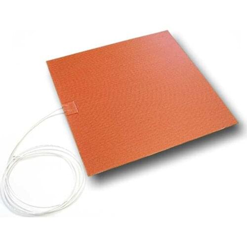 110V 220V 400W 300X400MM with Adhesive back NTC 100K Thermistor Silicone heater heating pad for 3D Printer Heated Bed
