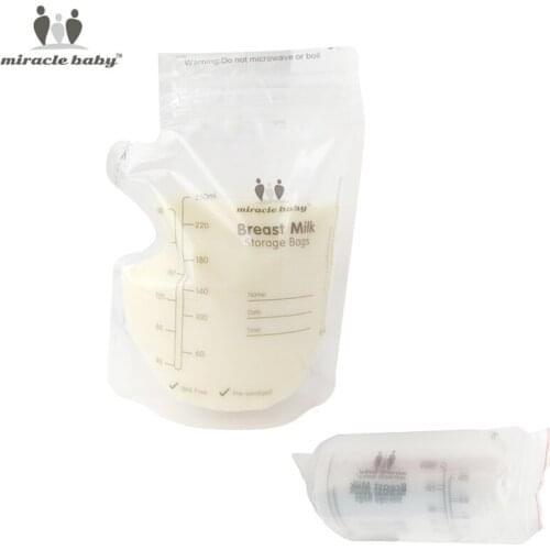 120pcs Feeding Bags Breast Milk Storage Bag Disposable Mother Milk Freezer Bags Safe BPA Free Sealed Baby Fresh Food Storage