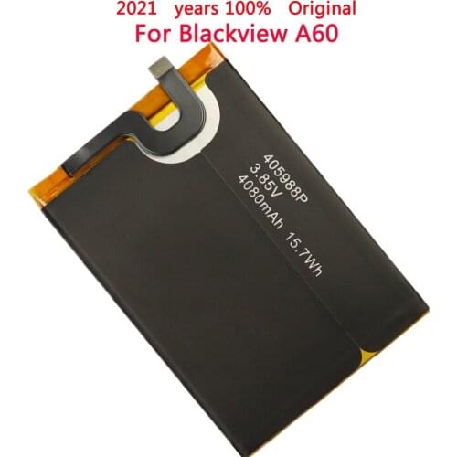 2021 years High Quality Battery 100% Original 4080mAh Battery For Blackview A60 405988P Mobile Phone +Tracking Number