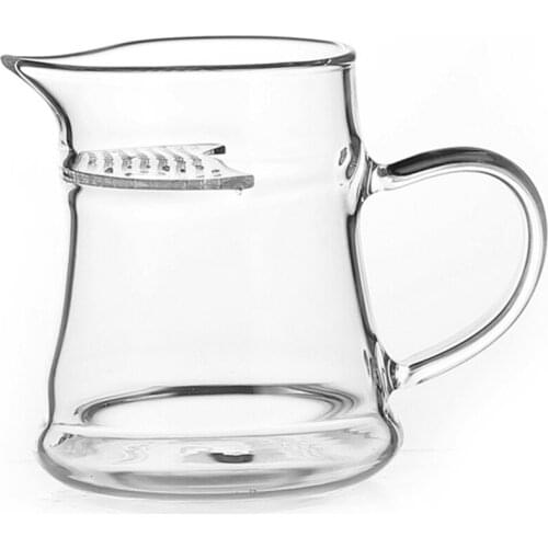 275ml Heat-resistant Tip Filter Glass Pot Kettle With Strainer Handmade Glass Teapot Flower Tea Kettle Tea Cup
