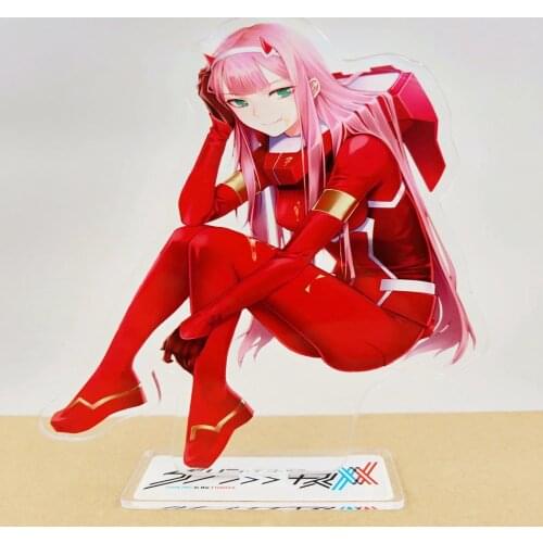 Anime DARLING in the FRANXX Zero Two 02 Acrylic Stand Figure Klaxosaur Princess Desktop Decoration Collection Model Toy Gifts