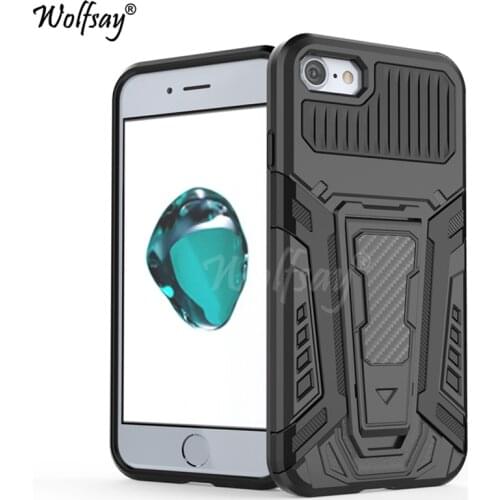 Car Magnetic Cover For iPhone 7 Case Phone Holder Armor Cover For iPhone 7 8 6S Plus XR XS 11 12 Pro Max Case For iPhone 8 Case