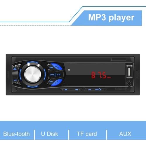 Bluetooth Autoradio 12V Car Stereo Radio FM Aux-IN Input Receiver SD USB In-dash 1 din Car MP3 Multimedia Player