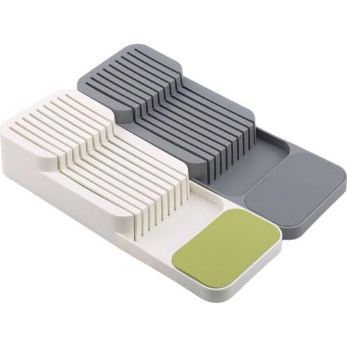 Knife Storage Case Cutlery Organizer Tray Knives Separation Finishing Storage Box Kitchen Knives Cutlery Organizer Accessories