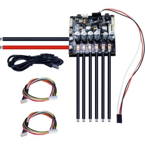 Dual FSESC6.6 Plus Based on VESC6 Electric Long Board Speed Controller 100A 12S Skateboard ESC for FLIPSKY