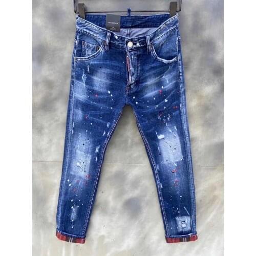 Denim joggers women classic,Authentic,DSQUARED2,Retro,Italian brand ,Women/Men Jeans,locomotive,Jogging jeans,DSQ9112