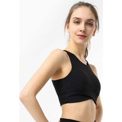 GYMQUASAR Women Seamless Soft Breathable High Waist Yoga Gym Fitness Clothing Sportswear Crop Top Workout Sports Bra
