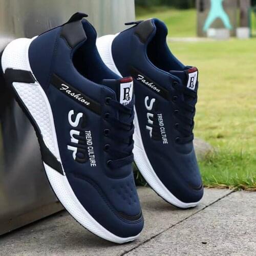 JIANGTUO Men's White Sneakers