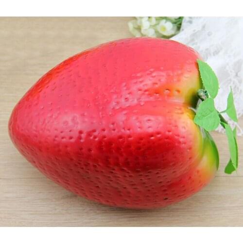 050 Large strawberry imitation fruit bubble strawberry model fake strawberry props display fruit toys 20*14cm