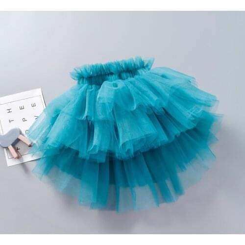 Fashion Girls Tutu Super Fluffy 6 Layers Petticoat Princess Ballet Dance Tutu Skirt Kids Cake Skirt Chritsmas Children Clothes