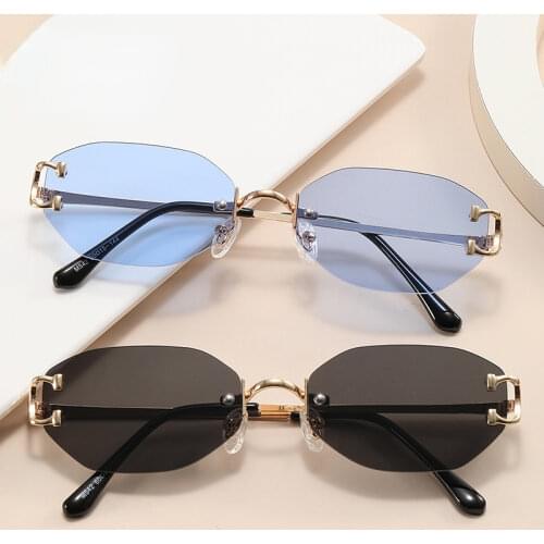 Fashion Small Sunglasses Women Cat Eye Sun Glasses Men 2018 Feshion Metal Frame Red Sunglasses Prismatic Vintage Shape