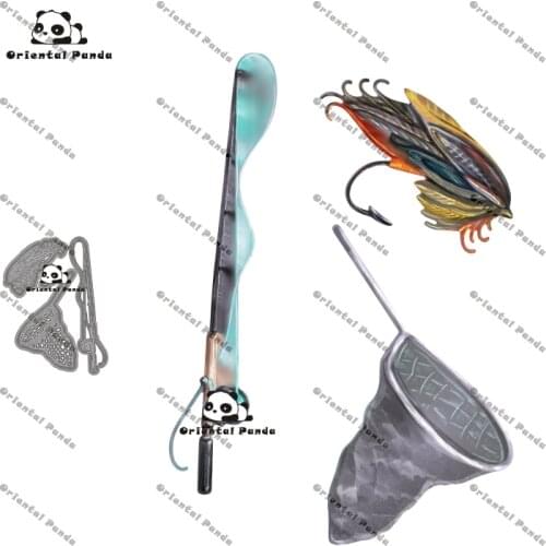 New Dies 2020 Camper Van Metal Fishing tools Dies diy Dies photo album cutting dies Scrapbooking Stencil Die