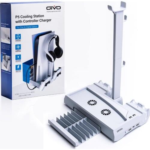 Cooling Fan Cooler DC 5V For Sony PS5 Game Console Playstation Play Station PS 5 Stand Battery Charger Refrigeration Ventilation