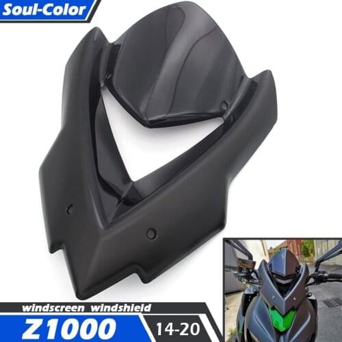 Free Shipping Motorcycle Windshield WindScreen Viser Visor Fits For Z1000 Kawasaki 2014 2015 2016 2017 Double Bubble