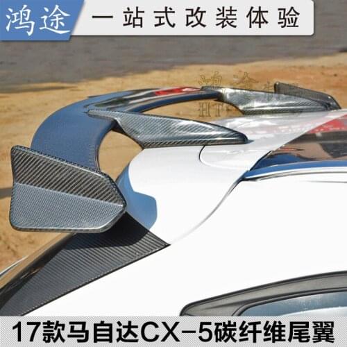Fit for MAZDA CX-5 CX5 2017 Carbon fiber wing spoiler