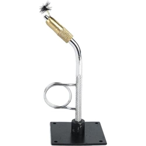 Portable Fly Tying Vise with Base Rotary C-clamp Fish Tackle Hook Binding Tool