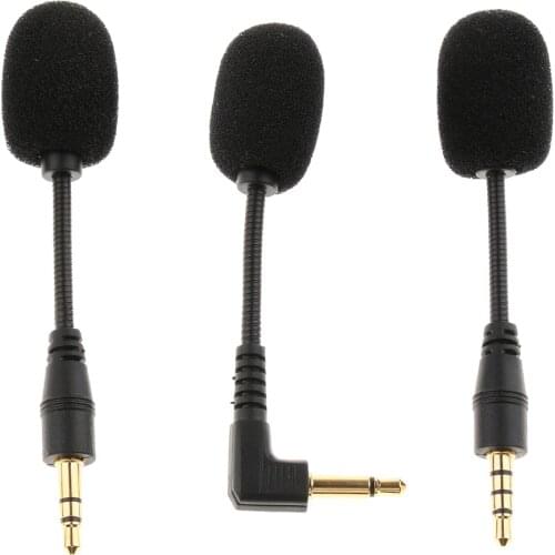 Portable 3.5mm Mini Wired Condenser Microphone for Smartphone Microphone Recording For PC Laptop for Phone