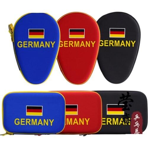 SUNFLEX table tennis case Germany national team shell case square gourd ping pong case bag