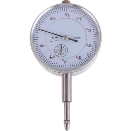 Precision 0.01mm Dial Indicator Gauge 0-10mm Meter Precise 0.01mm Resolution Indicator Gauge Mesure Instrument Tool