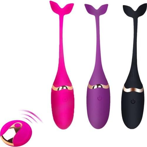 USB Charging Wireless Small Whale Remote Control Fishtail Vibrator Adult Supplies Female Masturbation Sex Toys