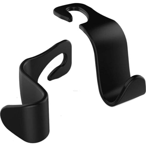 Accessory Car Back Seat hanger For Car Bus Handbag Headrest 4pcs Bag Black Groceries