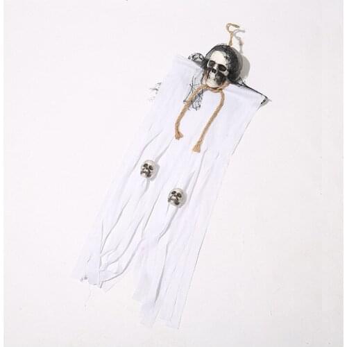 Hanging Grim Reaper Skull Decoration Halloween Skeleton Grim Reaper for Haunted House Halloween Decoration Prop