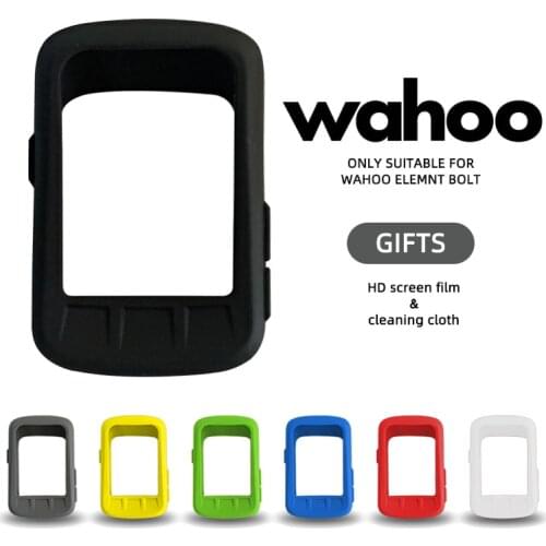 Wahoo elemnt bolt protective case Silicone protective Cover Compatible elemnt bolt GPS bicycle computer protection screen film