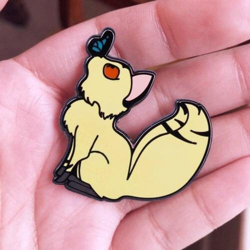 YAOJIE Inuyasha Kirara The Cat Anime Cartoons Enamel Brooch Pin Backpack Hat Bag Collar Lapel Pins Badges Fashion Jewelry Gifts