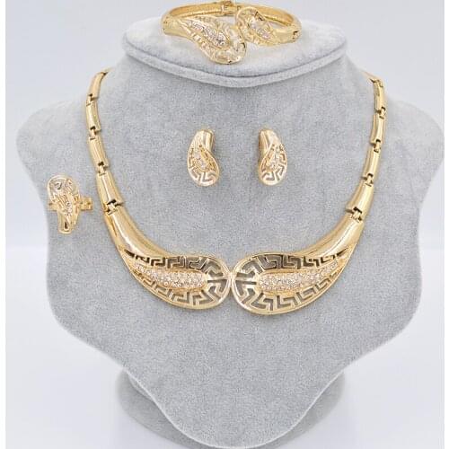 ZEA Dear Jewelry Hot Selling Bridal Jewelry Sets For Women Zircon Pillar For Wedding Jewelry Necklace Earrings Ring Bracelet