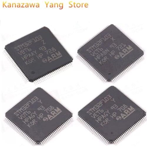 1 Pcs 5Pcs Brand NewSTM32F103VBT6 STM32F103VCT6 STM32F103VDT6 STM32F103VET6 VBT6 VCT6 VDT6 VET6 LQFP-100 32-bit Microcontroller