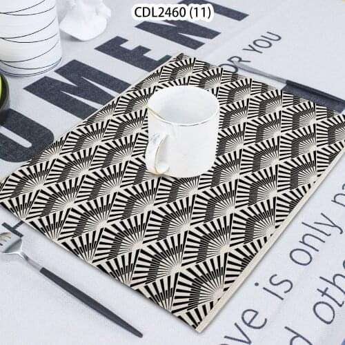 1Pcs Geometric Arrangement Printed Napkin Cloth Household Table Decoration Untersetzer Towel Tea Towel Coaster 42*32 Servilletas