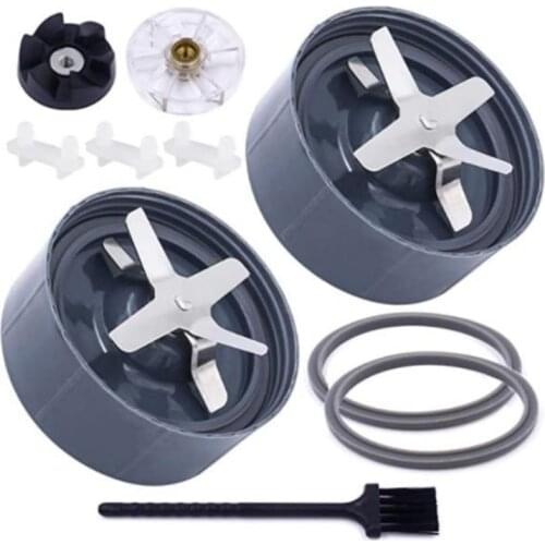 10Pcs Extractor Bottom Blade,Replacement Parts Compatible for NutriBullet 600W & Pro 900W Series Blender Mixer