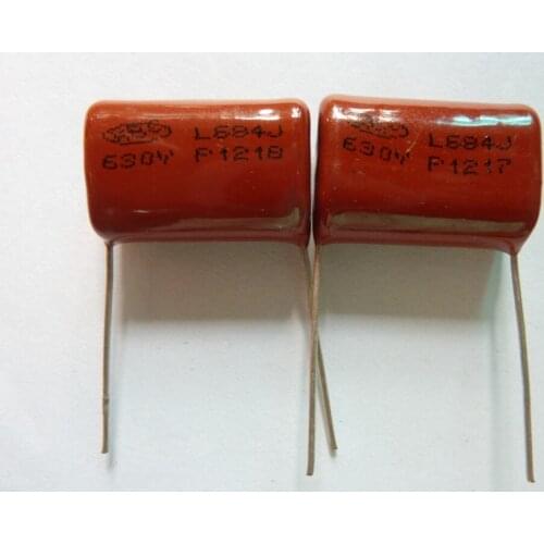 20pcs CBB 684 630V 684J CBB21 0.68uF 680nF P22 Metallized Polypropylene Film Capacitor