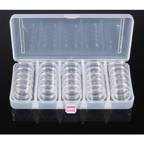 25/50/75/100 Bottles Diamond Painting Storage box Diamond Painting Accessories Beads Container Mosaic Storage boxes Tools