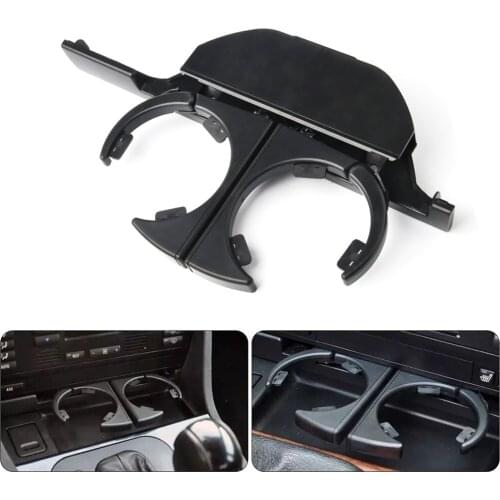 51168190205 Portable Retractable Car Drink Holder Cup Holder For BMW E39 525 528 530 540 M5 1995-2006 Car Interior Accessories