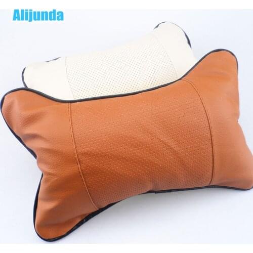 2 PCS Mini PU Leather Car Headrest for Lexus ES250 RX350 330 Honda CRV Accord Odeysey Nissan Teana X-Trail Qashqai Car accessori