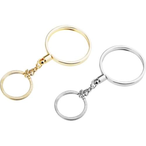 2 Pieces Keychains Women Men Fans Keyring Souvenir Gift 40mm Home Decor Craft