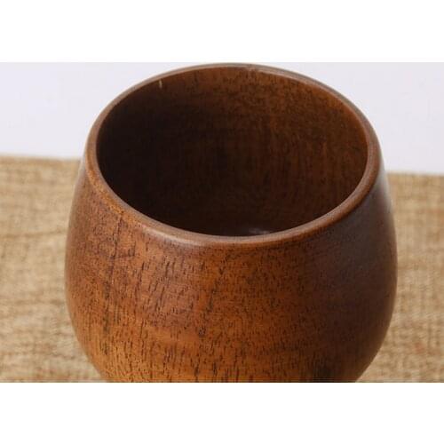 Wooden Goblet Red Wine Cup Coffee Cup Groomsmen Primitive Handmade 13cm