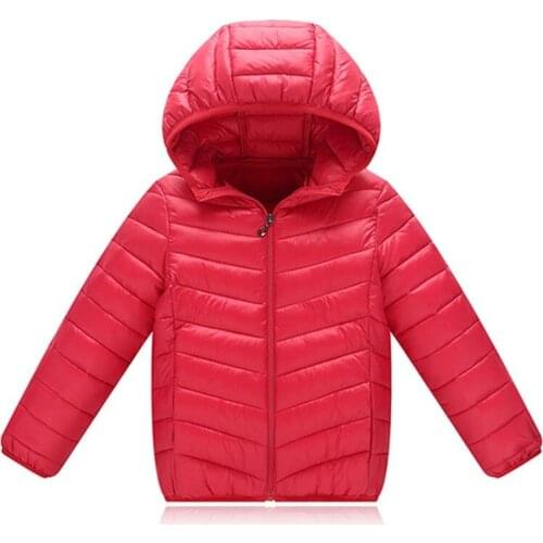 Childrens Light Down Cotton Jacket Autumn Winter New Childrens Cotton Jacket Boys Girls Down Coat