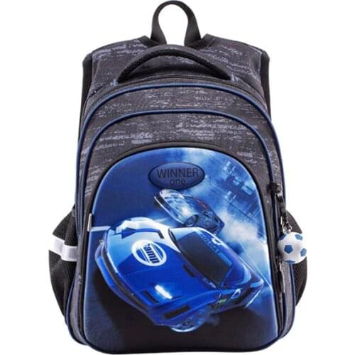 Kids backpack Cartoon car School Bags Backpack for Boys 2019 new Design Children Orthopedic Backpack Mochila Infantil Grade 1-5