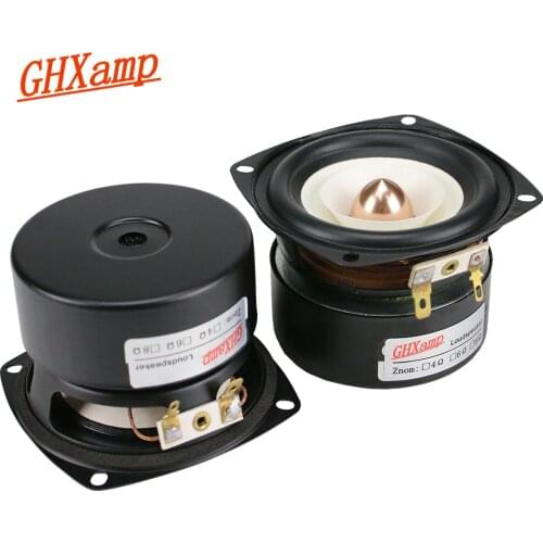 GHXAMP 3 Inch Full Range Speaker 4ohm 15W Hifi Deep Bass Tweeter MID Bass Loudspeaker Bluetooth Speaker DIY 2pcs
