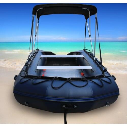Ready to Ship! GTS450 8 People Aluminum Floor Dingy Raft Inflatable Kayak Fishing PVC Boat