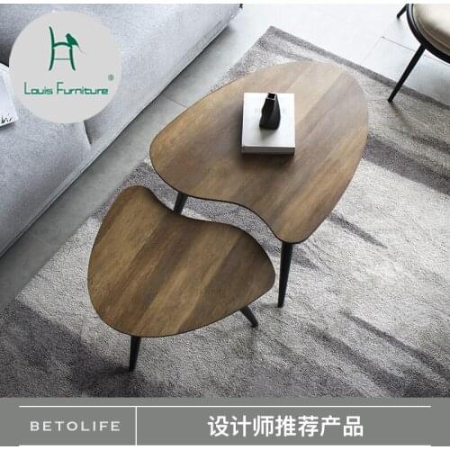 Louis Fashion cafe Tables net red creative furniture Nordic small simple living room sofa a few corners