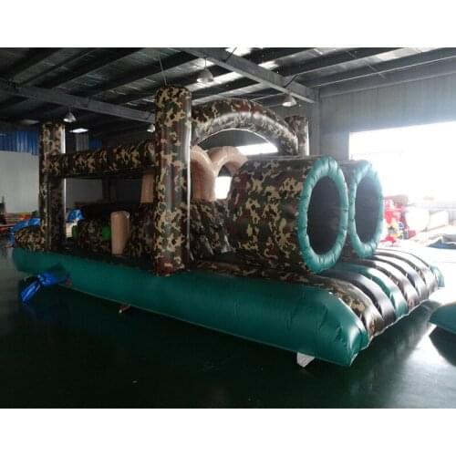 Inflatable Camouflage Bouncer House Jumper Obstacle Course inflatable boucner inflatable obstacle course